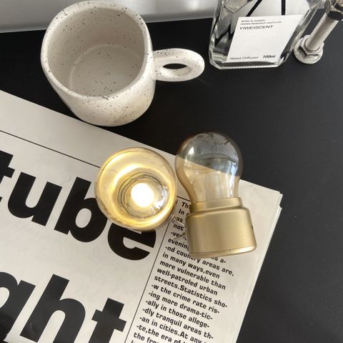  Đèn Ngủ USB Phong Cách Hàn Quốc Bắc Âu Màu Vàng - Đèn Led Nhỏ Để Bàn, Trang Trí Phòng Khách, Phòng Ngủ, Quán Café [GIAO HÀNG 2-10 NGÀY | SỈ TỪ 2 TRIỆU | CÓ THỂ IN LOGO] 