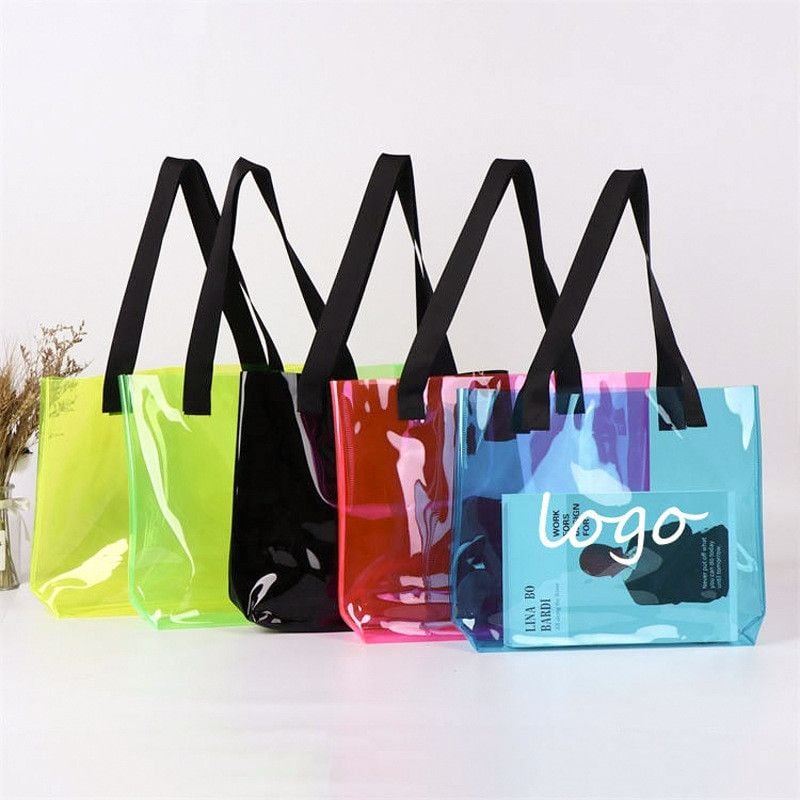  Túi Nhựa PVC Trong Suốt Quai Xách Làm Quà Tặng Cao Cấp [GIAO HÀNG 2-10 NGÀY | SỈ TỪ 2 TRIỆU | CÓ THỂ IN LOGO] 