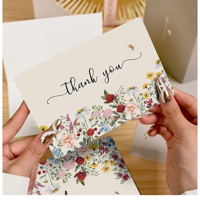  Thiệp vintage kèm phong bì, kích thước 115 x 82 mm - Classy Q1799 