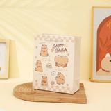  Túi quà bìa cứng trắng capybara dễ thương tinh tế cho sinh nhật 