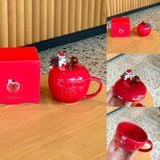  Cốc Thủy Tinh Cách Nhiệt Có Ống Hút Phong Cách Giáng Sinh - Họa Tiết Bông Tuyết, Quà Tặng Cao Cấp [GIAO HÀNG 2-10 NGÀY | SỈ TỪ 2 TRIỆU | CÓ THỂ IN LOGO] 