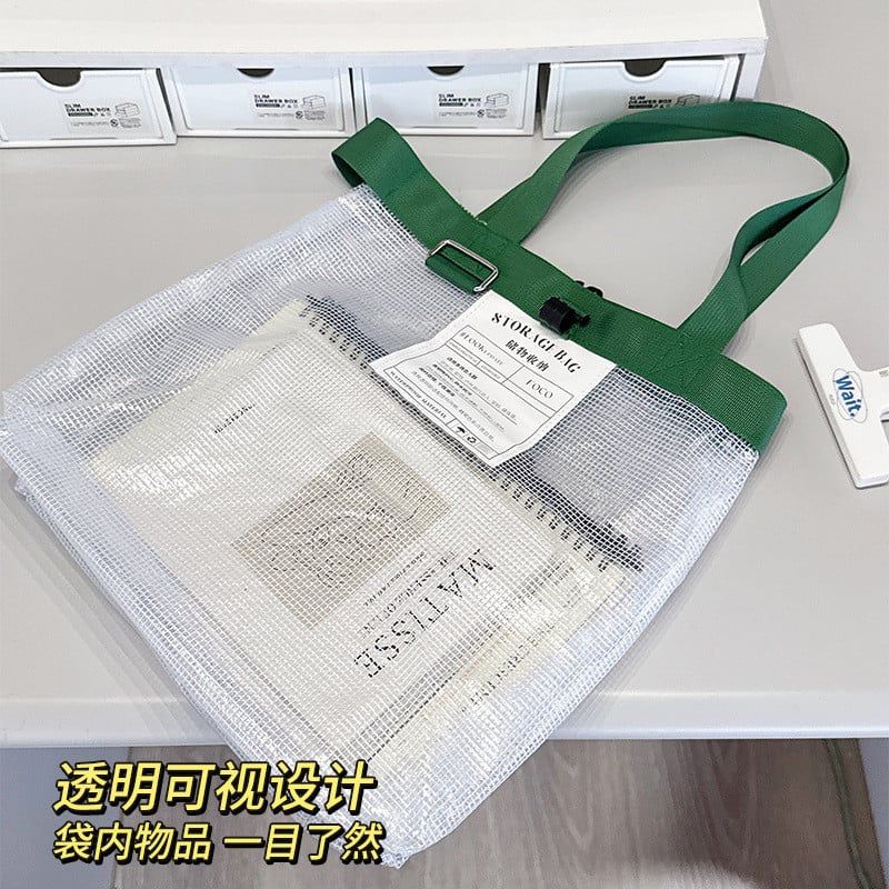  Túi Đựng Tài Liệu Trong Suốt Dạng Lưới Có Khóa Kéo - Túi Đựng Bài Tập, Đồ Dùng Luyện Thi Cho Học Sinh, Văn Phòng [GIAO HÀNG 2-10 NGÀY | SỈ TỪ 2 TRIỆU | CÓ THỂ IN LOGO] 
