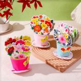  ``Tổng hợp hoa giấy bền đẹp trang trí bàn học – Thiệp chúc mừng 3D sáng tạo Q1760`` 