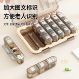  Hộp Đựng Thuốc Hàng Tuần 3 Bữa/Ngày - Dụng Cụ Chia Thuốc Kín, Cầm Tay, Dành Cho Người Già Và Gia Đình [GIAO HÀNG 2-10 NGÀY | SỈ TỪ 2 TRIỆU | CÓ THỂ IN LOGO] 