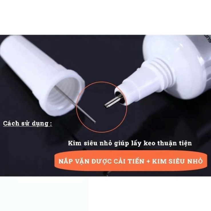  Keo B7000 50ML Đa Năng Dán Đá và Tô Điểm Đối Tượng: Nhựa, Kim Loại, Kính, Da, Gỗ, Giấy 