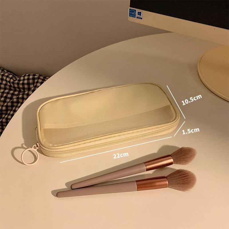  Túi Đựng Mỹ Phẩm Lưới Trong Suốt Mini Xách Tay Du Lịch Cho Nữ [GIAO HÀNG 2-10 NGÀY | SỈ TỪ 2 TRIỆU | CÓ THỂ IN LOGO] 