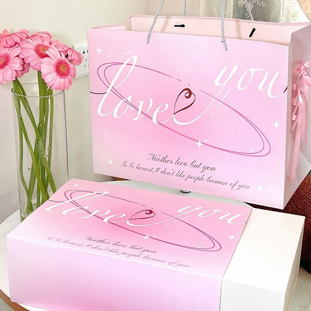  (HÀNG ĐẶT TRƯỚC) 10 Túi Giấy Hồng Lãng Mạn Cao Cấp Xách Tay Quà Sinh Nhật, Ngày Lễ Tình Nhân [GIAO HÀNG 2-10 NGÀY | SỈ TỪ 2 TRIỆU | CÓ THỂ IN LOGO] 