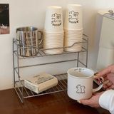  Giá Để Bàn Đa Năng Bằng Thép Không Gỉ Màu Bạc, Đen - Kệ Lưu Trữ, Trang Trí Phòng Khách, Bàn Trà, Nhà Bếp [GIAO HÀNG 2-10 NGÀY | SỈ TỪ 2 TRIỆU | CÓ THỂ IN LOGO] 