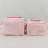  Rổ Lưu Trữ Vải Nhung Màu Trơn Dung Tích Lớn - Túi Xếp Đồ Đa Năng, Phòng Ngủ, Phòng Khách, Xuất Khẩu [GIAO HÀNG 2-10 NGÀY | SỈ TỪ 2 TRIỆU | CÓ THỂ IN LOGO] 