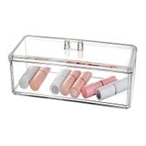  Hộp Đựng Đồ Để Bàn Acrylic Trong Suốt Hình Chữ Nhật Chống Bụi Đựng Bút, Văn Phòng Phẩm [GIAO HÀNG 2-10 NGÀY | SỈ TỪ 2 TRIỆU | CÓ THỂ IN LOGO] 