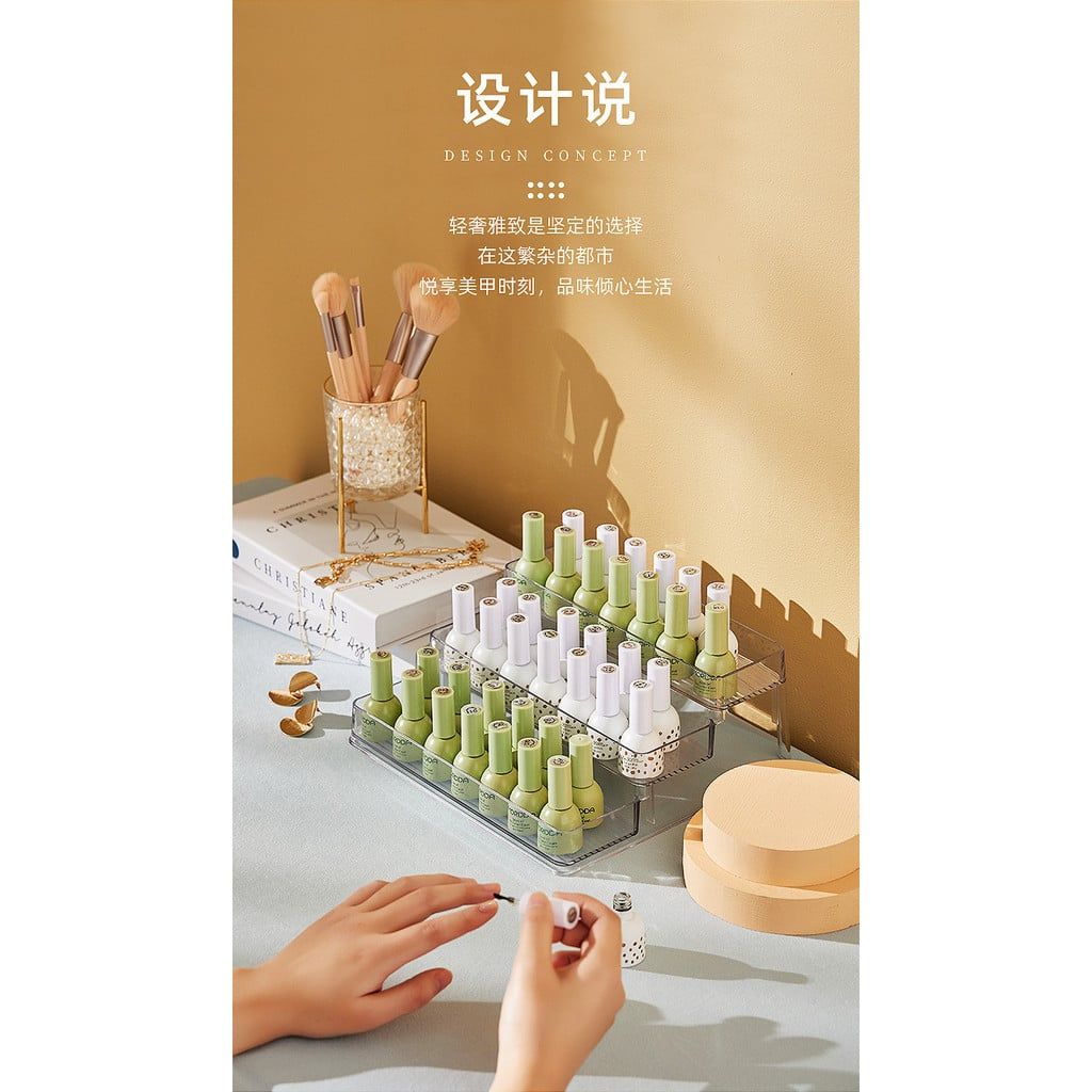  Hộp Lưu Trữ Sơn Móng Tay, Nước Hoa Để Bàn Trang Điểm [GIAO HÀNG 2-10 NGÀY | SỈ TỪ 2 TRIỆU | CÓ THỂ IN LOGO] 
