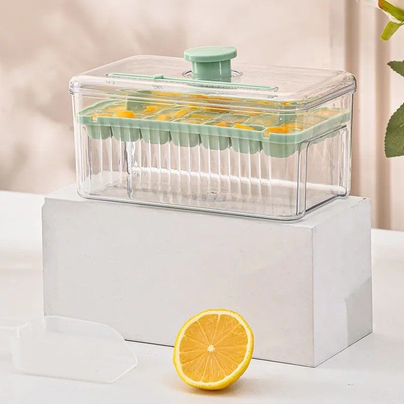  Hộp Đá Viên Silicone Khuôn Lưới Dung Tích Lớn Gia Dụng [GIAO HÀNG 2-10 NGÀY | SỈ TỪ 2 TRIỆU | CÓ THỂ IN LOGO] 