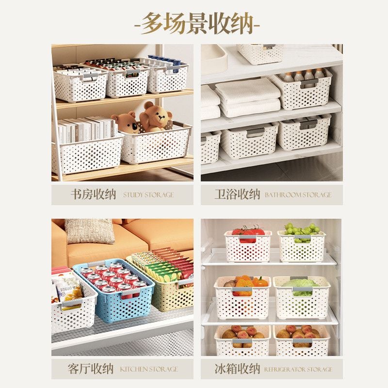  Giỏ Đựng Nhựa PP Đa Năng Để Bàn - Hộp Xếp Đồ Chơi Gia Dụng Cho Phòng Bếp, Phòng Khách [GIAO HÀNG 2-10 NGÀY | SỈ TỪ 2 TRIỆU | CÓ THỂ IN LOGO] 