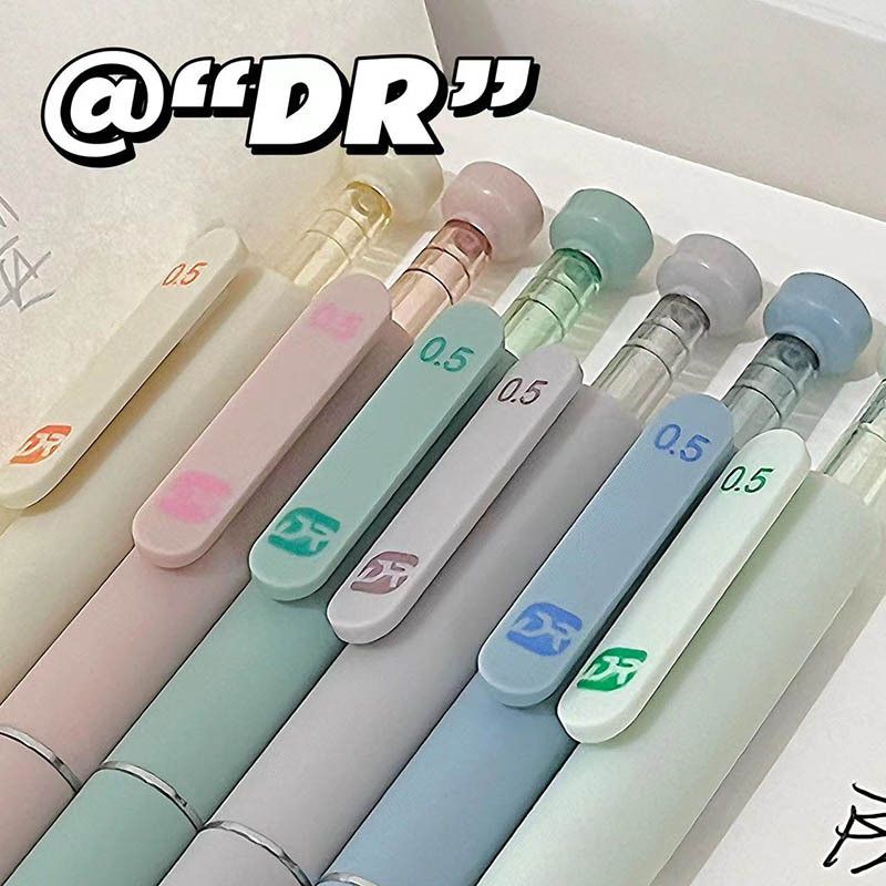  Bút Bi Bấm Màu Pastel Đầu Bút Hình Nón - Bút Đen Học Sinh Giá Trị Cao, Thiết Kế Chống Trượt, Dễ Cầm Nắm [GIAO HÀNG 2-10 NGÀY | SỈ TỪ 2 TRIỆU | CÓ THỂ IN LOGO] 