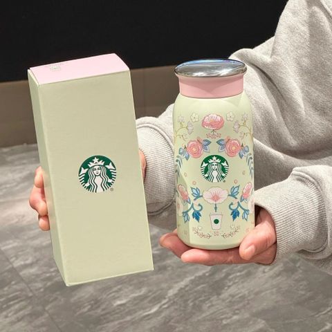  Cốc Starbucks hoa mùa xuân phong cách quốc gia - Kính cách nhiệt thép không gỉ [GIAO HÀNG 2-10 NGÀY | SỈ TỪ 2 TRIỆU | CÓ THỂ IN LOGO] 