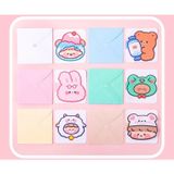  Mix 6 chiếc Q941 Thiệp dễ thương 9.3CM | Chúc mừng 20-11, Sinh Nhật, Lễ Hội, Tình Yêu với hình vẽ hoạt hình