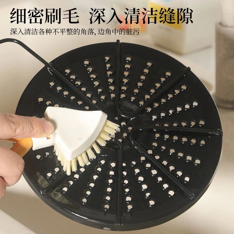  Bàn Chải Tam Giác Có Thể Gập Lại Đa Năng Chà Nồi, Bếp [GIAO HÀNG 2-10 NGÀY | SỈ TỪ 2 TRIỆU | CÓ THỂ IN LOGO] 