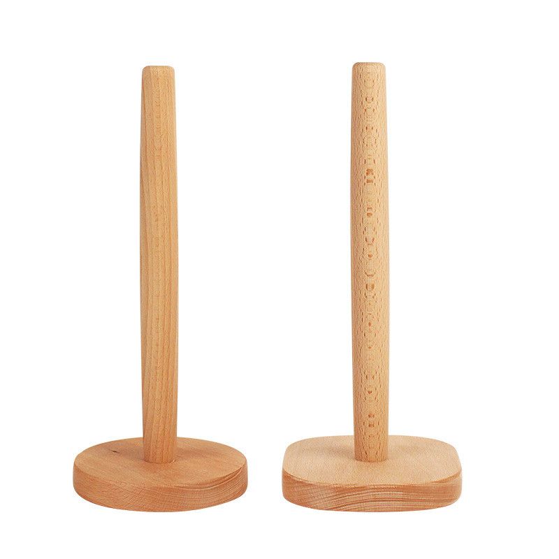  Giá Đựng Khăn Giấy Nhà Bếp Bằng Gỗ Dẻ Gai - Đế Lót Cốc, Kệ Đựng Đồ Dùng, Đũa, Phụ Kiện Bồn Rửa Đa Năng [GIAO HÀNG 2-10 NGÀY | SỈ TỪ 2 TRIỆU | CÓ THỂ IN LOGO] 