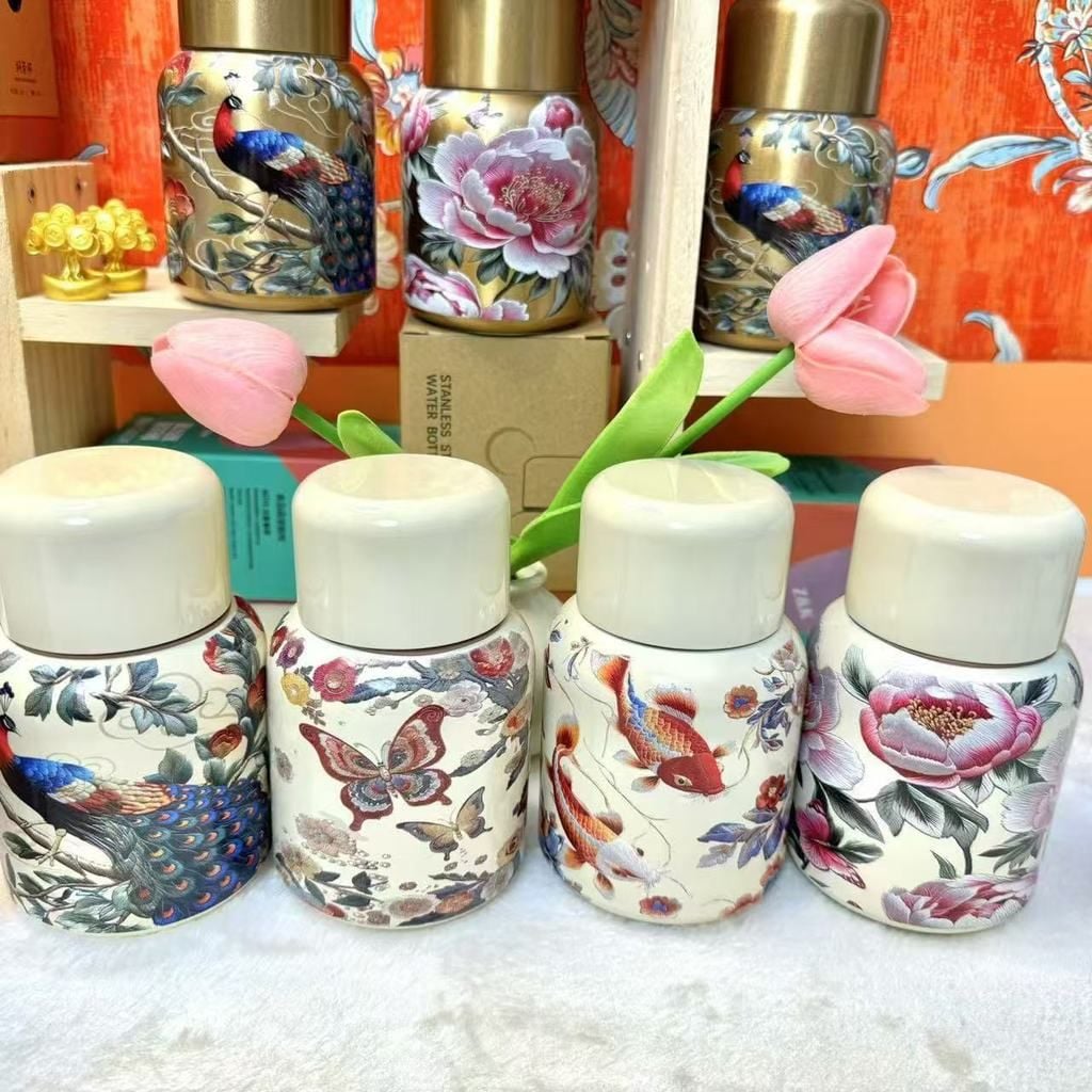 Cốc ủ trà phong cách Trung Hoa, bình trà giữ nhiệt cao cấp 
