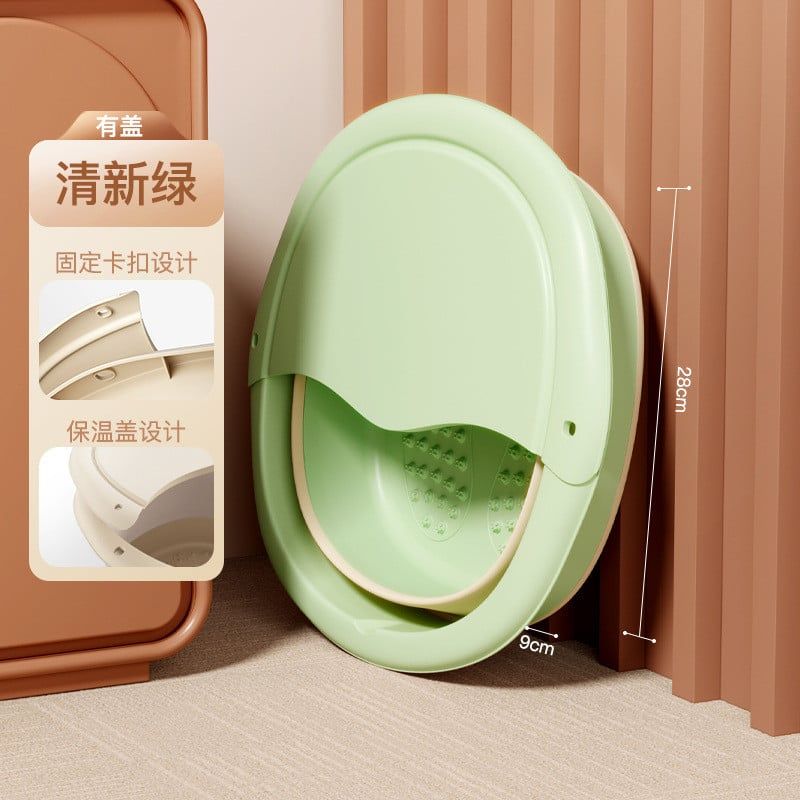  Chậu Ngâm Chân Phong Cách Kem Có Thể Gấp Gọn Tiện Mang Theo [GIAO HÀNG 2-10 NGÀY | SỈ TỪ 2 TRIỆU | CÓ THỂ IN LOGO] 