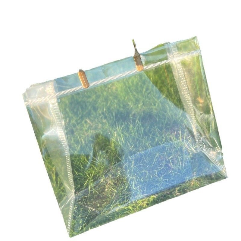  10 Túi Xách PP Trong Suốt Đáy Vuông In Màu Quảng Cáo, Túi Quà Tặng PVC Mờ [GIAO HÀNG 2-10 NGÀY | SỈ TỪ 2 TRIỆU | CÓ THỂ IN LOGO] 