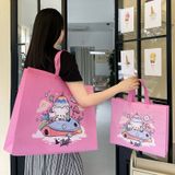  10 Túi Xách Vải Không Dệt In Logo Đựng Quà Tặng Phụ Nữ, Trẻ Em, Mua Sắm [GIAO HÀNG 2-10 NGÀY | SỈ TỪ 2 TRIỆU | CÓ THỂ IN LOGO] 