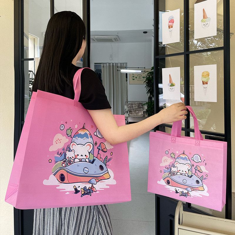  10 Túi Xách Vải Không Dệt In Logo Đựng Quà Tặng Phụ Nữ, Trẻ Em, Mua Sắm [GIAO HÀNG 2-10 NGÀY | SỈ TỪ 2 TRIỆU | CÓ THỂ IN LOGO] 
