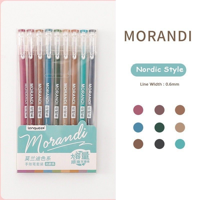  Bộ Bút Gel Màu Morandi Trái Cây Xanh Cho Học Sinh, Bút Graffiti [GIAO HÀNG 2-10 NGÀY | SỈ TỪ 2 TRIỆU | CÓ THỂ IN LOGO] 