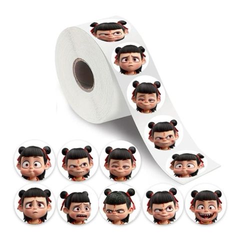  (HÀNG ĐẶT TRƯỚC) Dán Nhãn Dán Nezha Magic Boy Cuộn Nhãn Dán Nezha Ao Bing Xung Quanh Sổ Tay Dễ Thương 