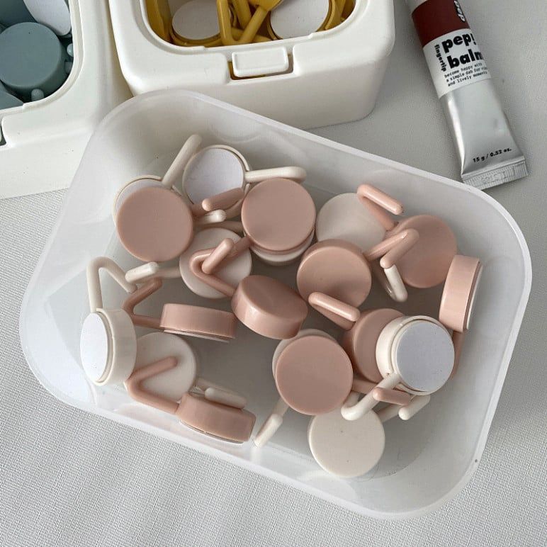  Đặt trước ngay: Bộ 20 Móc Nhỏ Đơn Giản, Bền Bỉ và Thay Đổi Màu Sắc, Không Bị Đánh Dấu! 