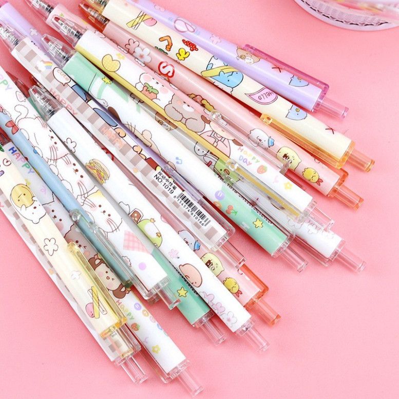  Bộ 6 bút mực đen ngòi 0.5mm Classy - Lựa chọn ngộ nghĩnh cho học sinh, sinh viên, và nhân viên! 