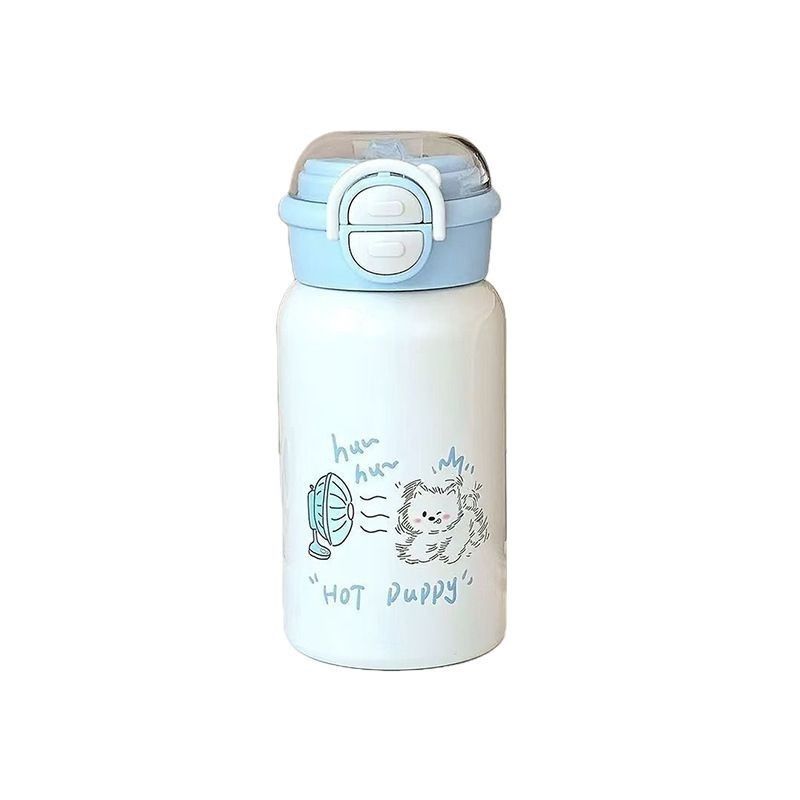  Cốc giữ nhiệt mẫu mới kiểu dáng đơn giản nắp đôi bật lên an toàn thực phẩm inox giữ lạnh 