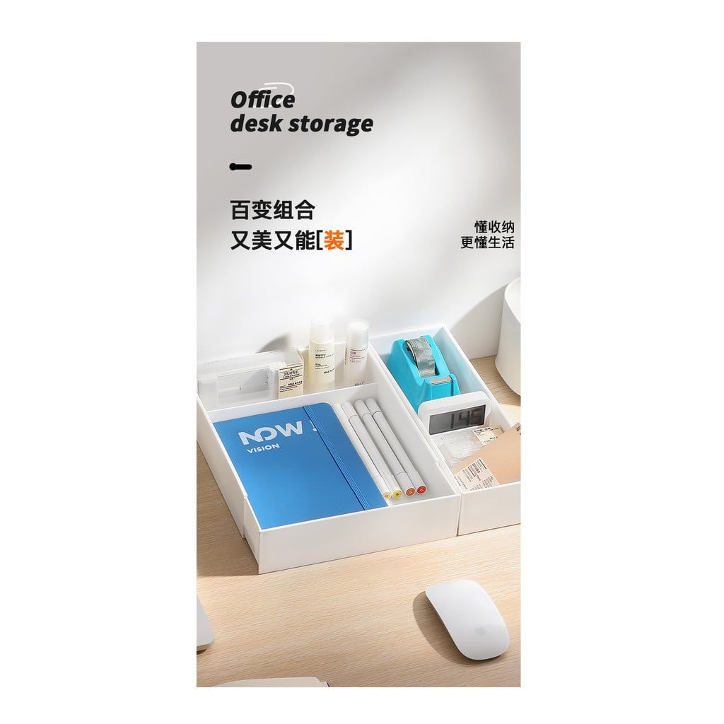  Hộp Đựng Đồ Kéo Giãn Góc Vuông Ngăn Kéo Đựng Đồ Lặt Vặt Nhà Bếp [GIAO HÀNG 2-10 NGÀY | SỈ TỪ 2 TRIỆU | CÓ THỂ IN LOGO] 