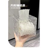  Hộp Giấy Vệ Sinh Chống Thấm Họa Tiết Sông Băng - Hộp Đựng Khăn Giấy Để Bàn, Phòng Tắm, Văn Phòng [GIAO HÀNG 2-10 NGÀY | SỈ TỪ 2 TRIỆU | CÓ THỂ IN LOGO] 