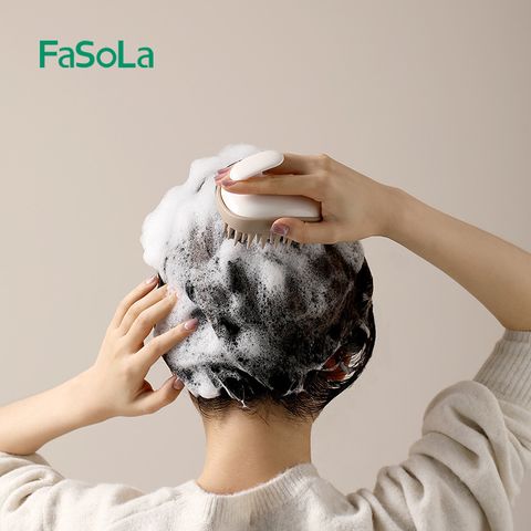  Bàn Chải Gội Đầu Silicone Massage Fasola Cho Người Lớn [GIAO HÀNG 2-10 NGÀY | SỈ TỪ 2 TRIỆU | CÓ THỂ IN LOGO] 