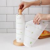  Giá Đựng Khăn Giấy Nhà Bếp Bằng Gỗ Dẻ Gai - Đế Lót Cốc, Kệ Đựng Đồ Dùng, Đũa, Phụ Kiện Bồn Rửa Đa Năng [GIAO HÀNG 2-10 NGÀY | SỈ TỪ 2 TRIỆU | CÓ THỂ IN LOGO] 
