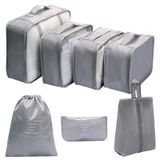  Bộ Túi Du Lịch Họa Tiết Chéo - Bộ Đồ Đựng Quần Áo Phân Loại Đa Năng 5-10 Món, Dung Tích Lớn, Nhiều Màu Sắc [GIAO HÀNG 2-10 NGÀY | SỈ TỪ 2 TRIỆU | CÓ THỂ IN LOGO] 