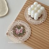  Tấm Lót Cốc PVC Màu Kem Hình Tròn - Lót Bát Đẹp Mắt Phong Cách Pháp, Đạo Cụ Chụp Ảnh, Trang Trí Bàn Tiệc [GIAO HÀNG 2-10 NGÀY | SỈ TỪ 2 TRIỆU | CÓ THỂ IN LOGO] 