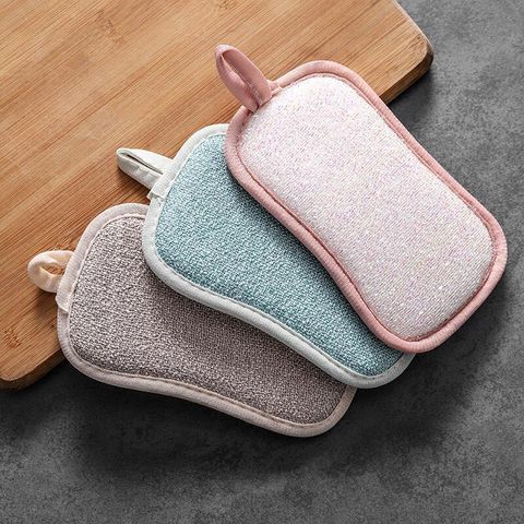  Miếng Lau Bọt Biển Hai Mặt Đa Năng - Khăn Lau Ma Thuật Rửa Bát, Nồi Loại Bỏ Dầu Mỡ, Không Dính Dầu, Gia Dụng [GIAO HÀNG 2-10 NGÀY | SỈ TỪ 2 TRIỆU | CÓ THỂ IN LOGO] 