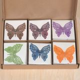  ```(PRE-ORDER) Bộ 20 Thẻ Laser Mini Hình Bướm - Thiệp Chúc Mừng Sinh Nhật Đáng Yêu``` 