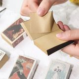  ```Khám Phá Set 10 Hộp Giấy Kraft Mini Retro Ghi Chú Có Thể Xé, Tiện Lợi Mang Theo``` 