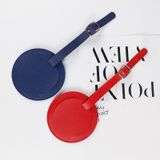  Thẻ Hành Lý Da PU Mềm Kiểu Dáng Tròn Hàng Có Sẵn Xuyên Biên Giới [GIAO HÀNG 2-10 NGÀY | SỈ TỪ 2 TRIỆU | CÓ THỂ IN LOGO] 