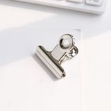  Kẹp Đuôi Dài Đầu Tròn Bằng Thép Không Gỉ - Kẹp Hóa Đơn Đa Năng, Phụ Kiện Văn Phòng, Sổ Tay [GIAO HÀNG 2-10 NGÀY | SỈ TỪ 2 TRIỆU | CÓ THỂ IN LOGO] 
