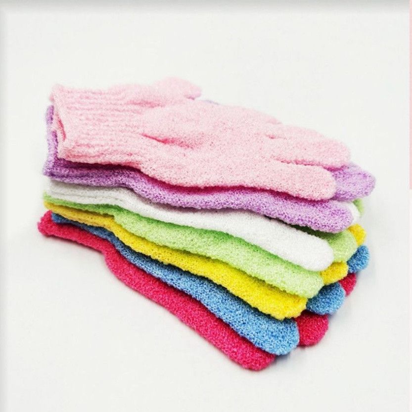  Bộ 10 đôi găng tay tẩy tế bào đa năng (2 chiếc/túi) – Massage và làm đẹp da! 