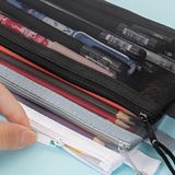  Túi Đựng Bút Lưới Vải Trong Suốt: Set 20 Mảnh Dành Cho Bé Gái Phong Cách! 