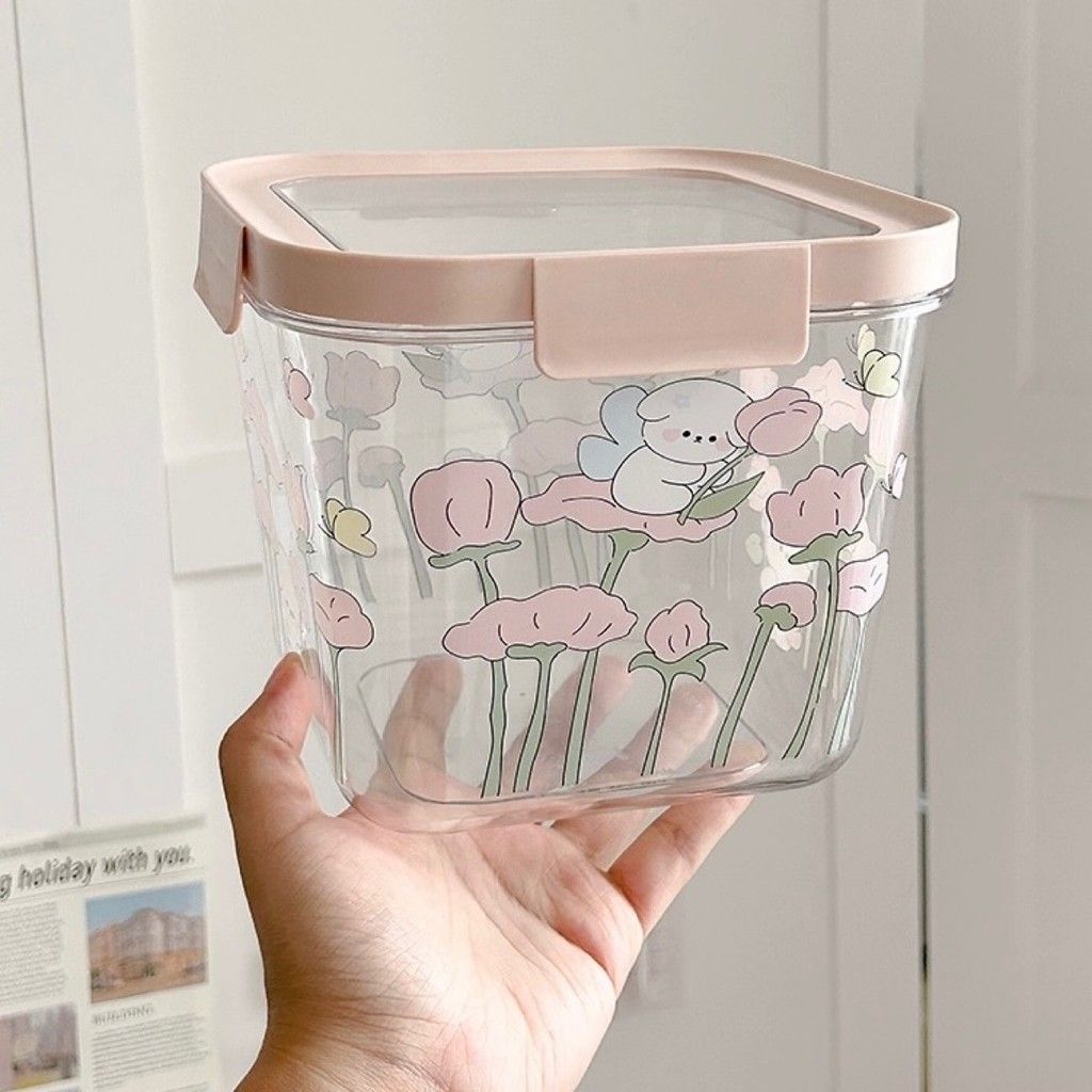  Bộ 3 Hộp Cơm Nhựa Hình Thú Cưng Màu Hồng, Xanh - Bát Đựng Trái Cây, Đồ Ăn Vặt Có Nắp Kín, Dễ Thương, Cầm Tay [GIAO HÀNG 2-10 NGÀY | SỈ TỪ 2 TRIỆU | CÓ THỂ IN LOGO] 
