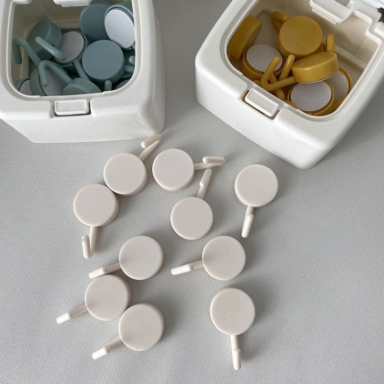  Đặt trước ngay: Bộ 20 Móc Nhỏ Đơn Giản, Bền Bỉ và Thay Đổi Màu Sắc, Không Bị Đánh Dấu! 