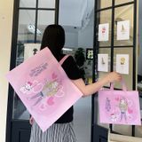  10 Túi Xách Vải Không Dệt In Logo Đựng Quà Tặng Phụ Nữ, Trẻ Em, Mua Sắm [GIAO HÀNG 2-10 NGÀY | SỈ TỪ 2 TRIỆU | CÓ THỂ IN LOGO] 
