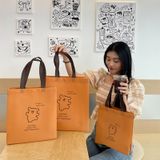 Túi vải không dệt khóa ẩn, túi đóng gói quần áo shop thời trang 