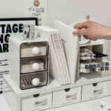  Hộp Đựng Đồ Ngăn Kéo Để Bàn Màu Trắng - Giá Đựng Văn Phòng Phẩm Đa Năng, Kệ Sắp Xếp Ký Túc Xá Sinh Viên [GIAO HÀNG 2-10 NGÀY | SỈ TỪ 2 TRIỆU | CÓ THỂ IN LOGO] 